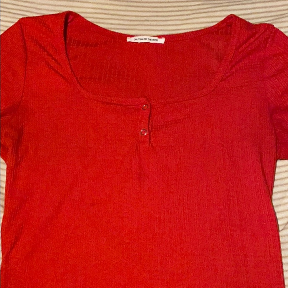 Red shirt